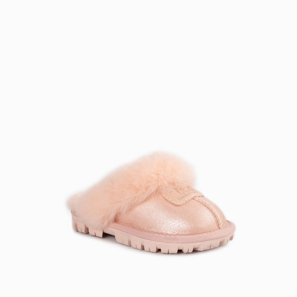 Pink snow discount leopard ugg slippers