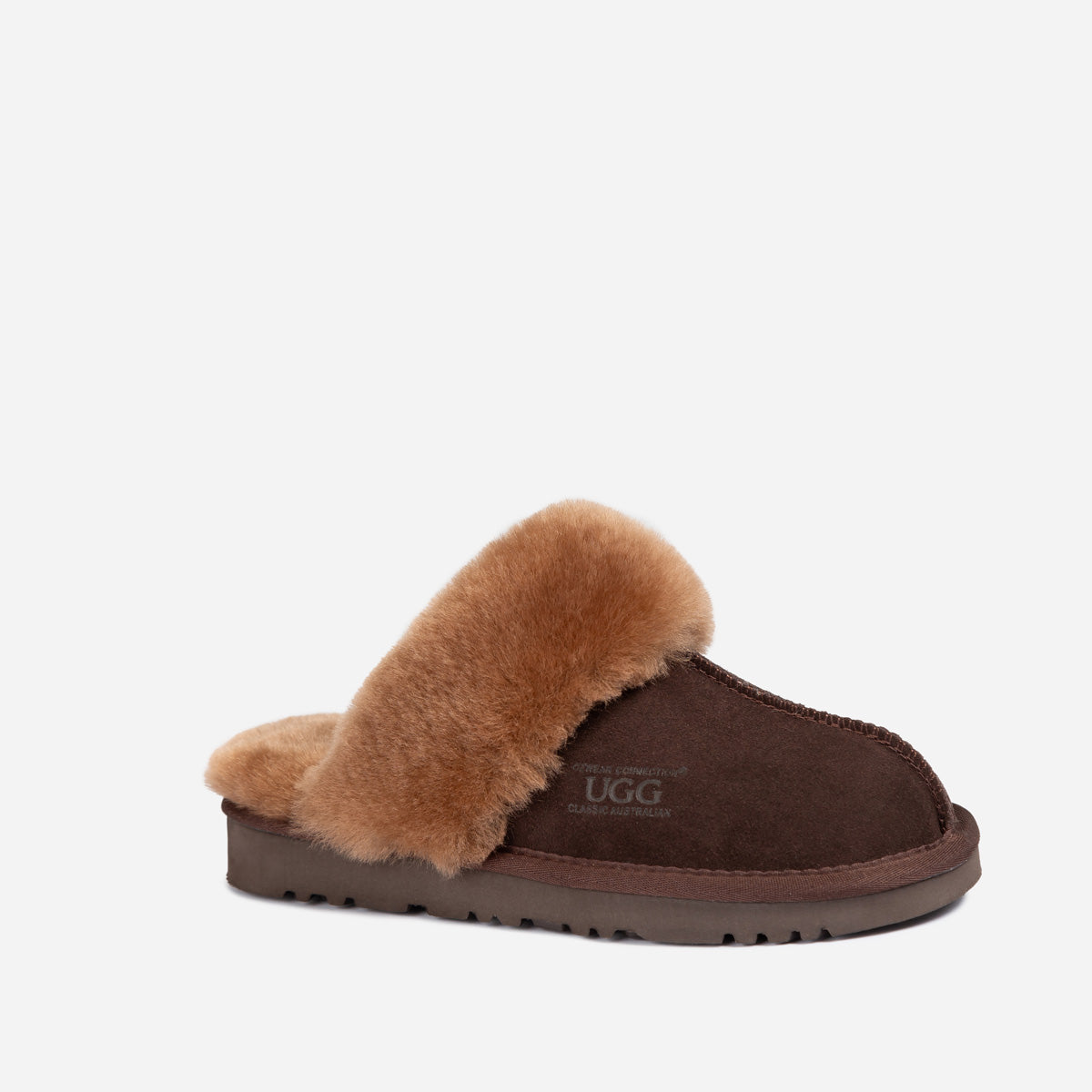 Ugg Slippers Premium Australia Sheepskin Unisex Scuffete Suede (Unisex Cow Suede)