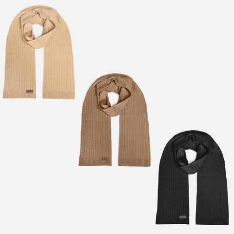 Ugg Cable Knit Pure Cashmere Scarf