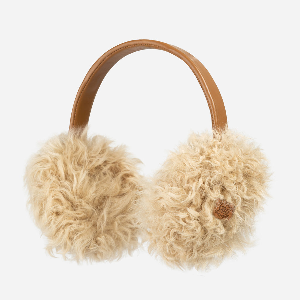 Ugg Long Curly Fluffy Sheepskin Earmuff