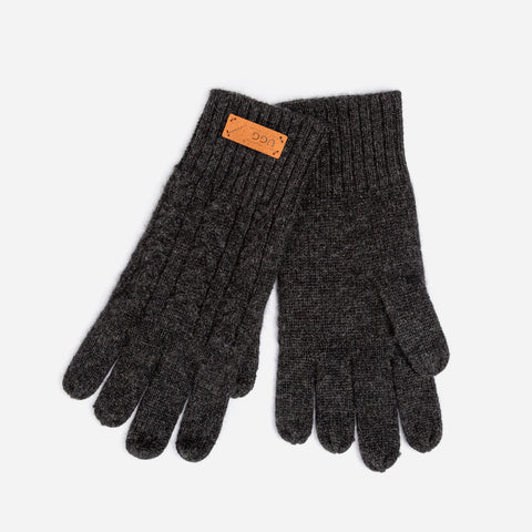 Ugg Cable Knit Pure Cashmere Touch Screen Gloves