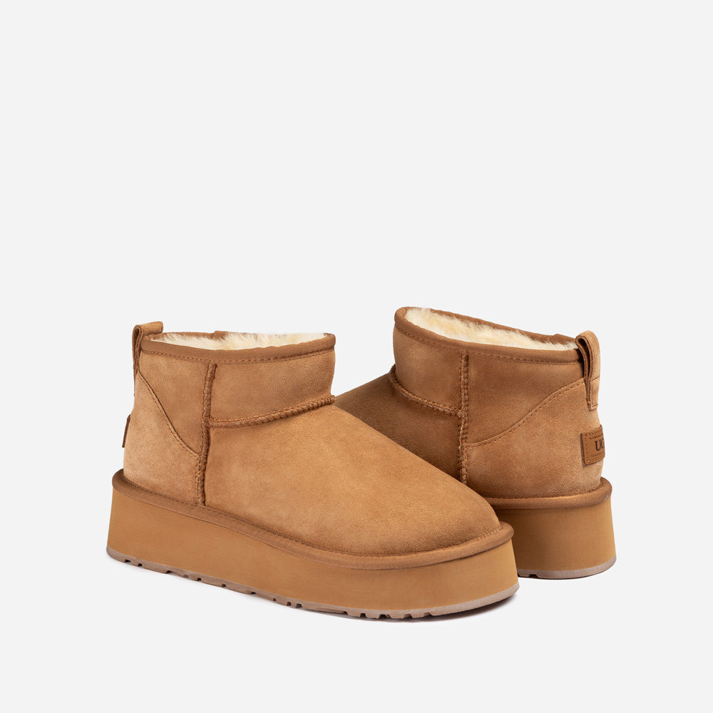 Ugg Classic Ultra Platform Wild Cozy Boots (Water Resistant)