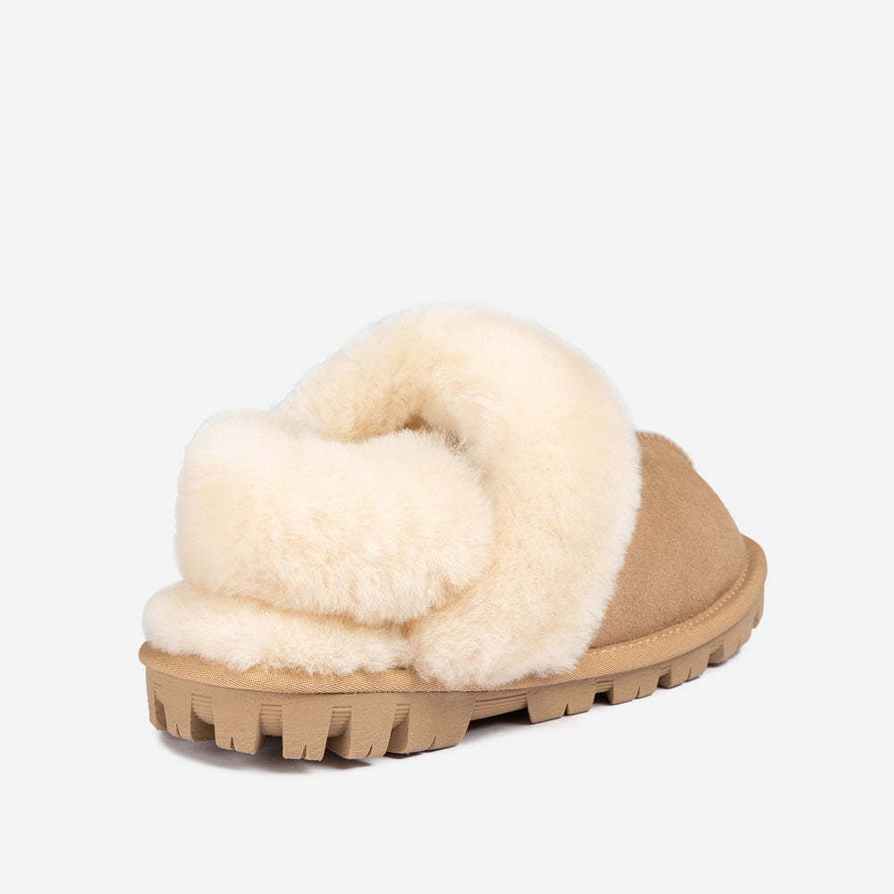 Ugg Coquette Slipper (Elastic Logo & Wool Strap) (Detachable Feature)