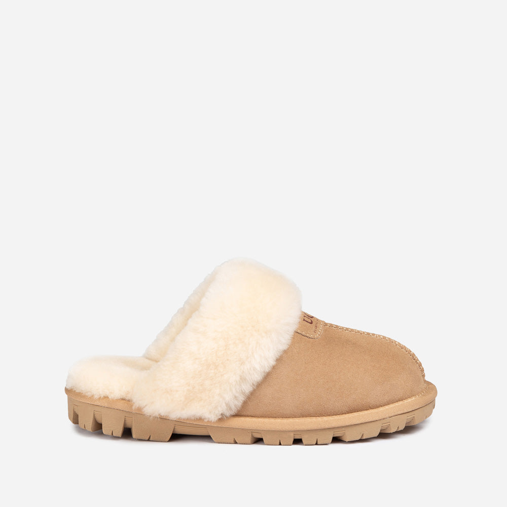 Ugg Coquette Slipper (Elastic Logo & Wool Strap) (Detachable Feature)