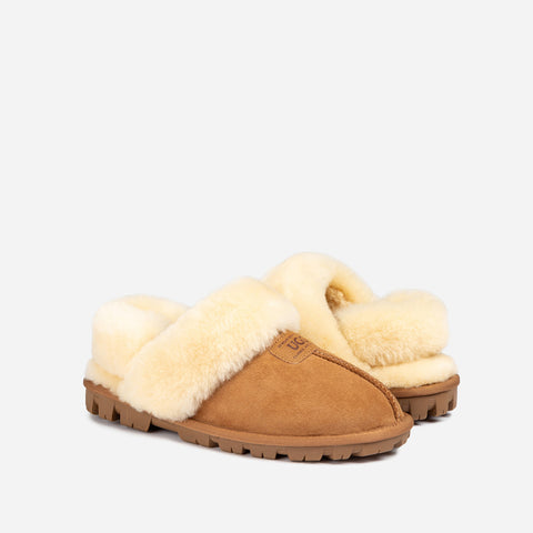 Ugg Coquette Slipper (Elastic Logo & Wool Strap) (Detachable Feature)