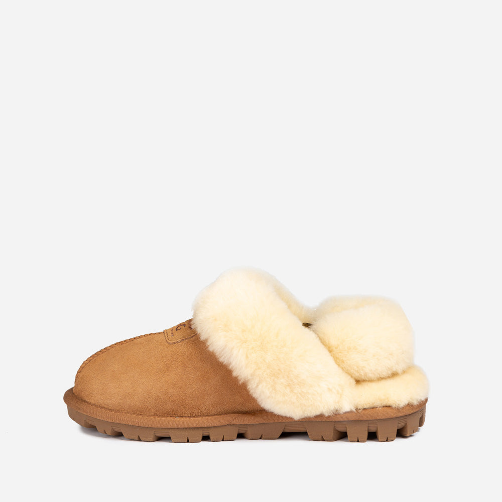 Ugg Coquette Slipper (Elastic Logo & Wool Strap) (Detachable Feature)