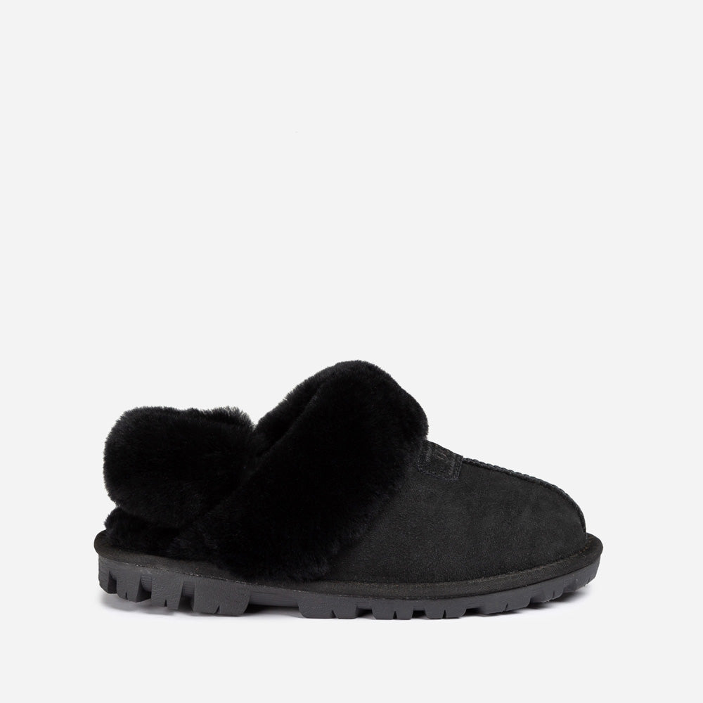 Ugg Coquette Slipper (Elastic Logo & Wool Strap) (Detachable Feature)