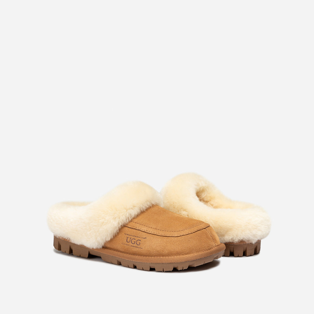 Ozwear Coquette Shearling Mule