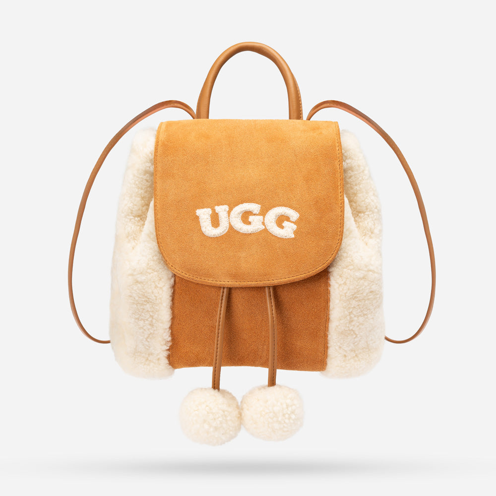 Ugg Pompom Fluffy Backpack