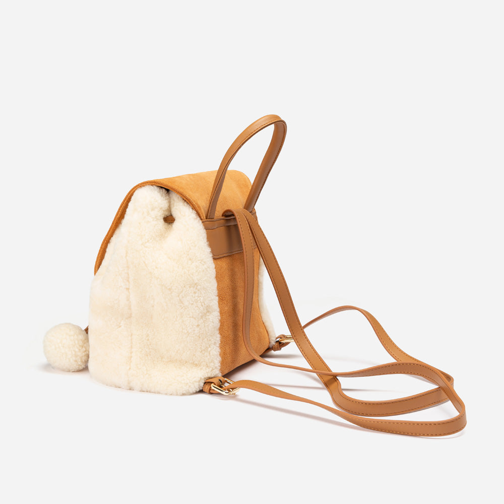 Ugg Pompom Fluffy Backpack